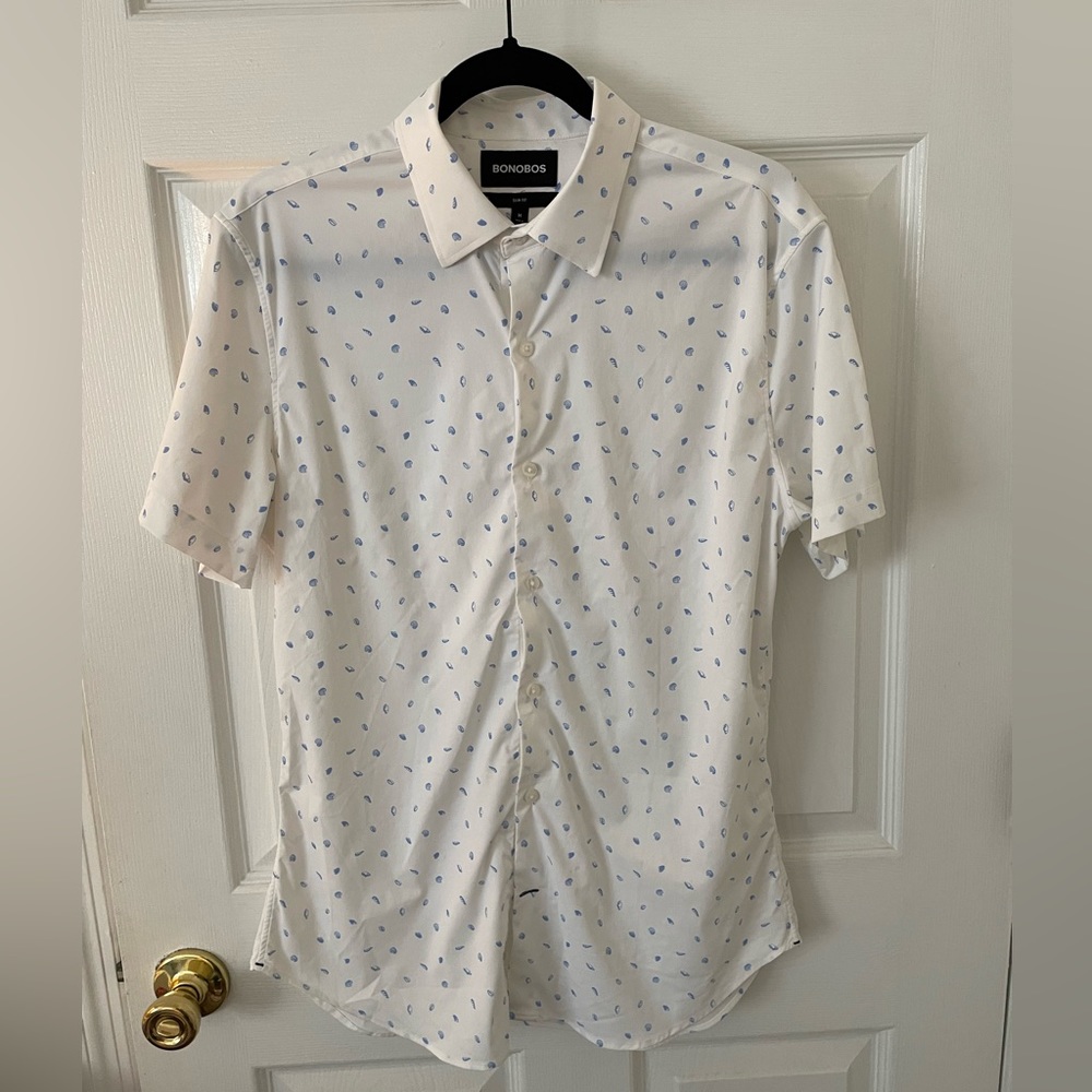 Bonobos Slim Fit Medium Short Sleeve Button Down